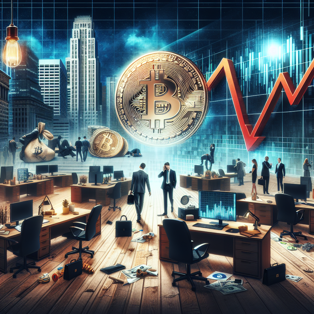 Krach na Wall Street największe zwolnienia spadek Bitcoina AI